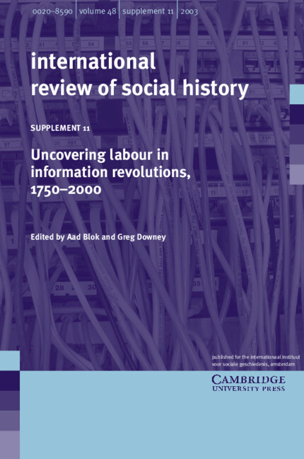 Uncovering Labour in Information Revolutions, 1750–2000