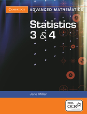 Statistics 3 and 4