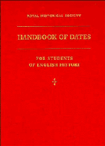 A Handbook of Dates