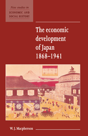 The Economic Development of Japan 1868–1941