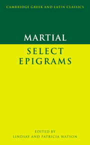 Martial: Select Epigrams