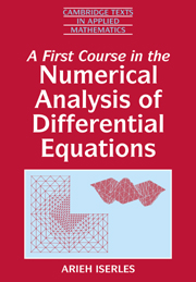 A First Course in the Numerical Analysis of Differential Equations