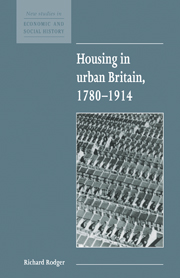 Housing in Urban Britain 1780–1914