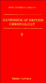Handbook of British Chronology