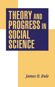 Theory and Progress in Social Science