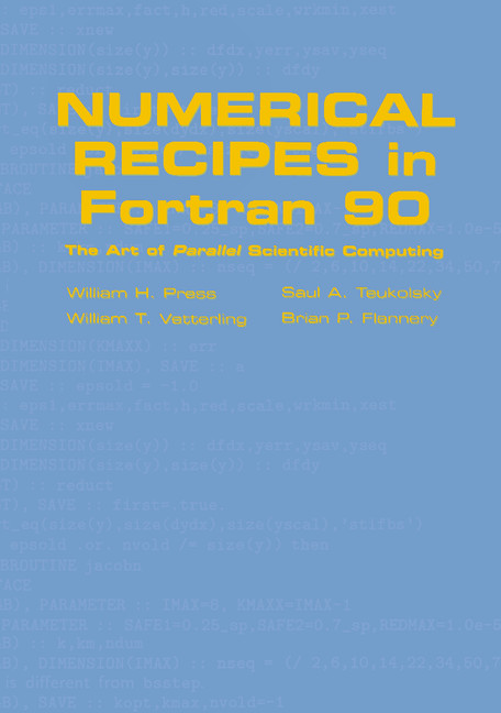 Numerical Recipes in Fortran 90