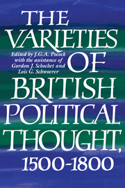 The Varieties of British Political Thought, 1500–1800