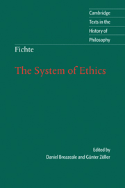 Fichte: The System of Ethics