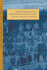 English Merchants in Seventeenth-Century Italy