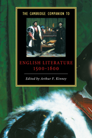 The Cambridge Companion to English Literature, 1500–1600