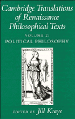 Cambridge Translations of Renaissance Philosophical Texts | Philosophy texts