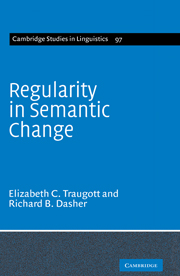 Regularity in Semantic Change