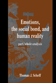 Emotions, the Social Bond, and Human Reality