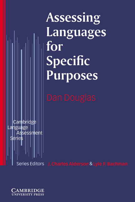 Assessing Languages for Specific Purposes