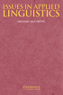 Cover image of Issues in Applied Linguistics
