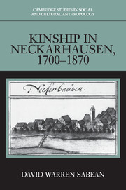 Kinship in Neckarhausen, 1700–1870