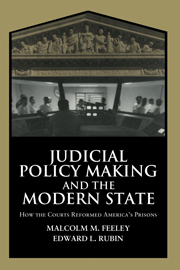 Judicial policy making and modern state how courts reformed