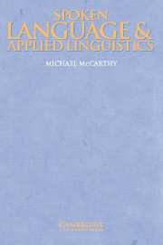 Spoken Language and Applied Linguistics