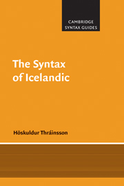 The Syntax of Icelandic