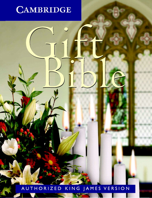 KJV Gift Bible, Ruby Text Edition, White, KJ221:T KJ11W
