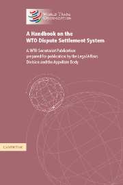 A Handbook on the WTO Dispute Settlement System