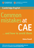 Cover image of Common Mistakes at CAE... and how to avoid them