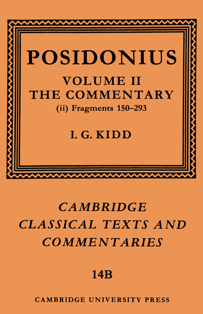 Posidonius: Fragments