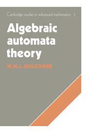 Algebraic Automata Theory