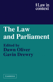 The Law and Parliament