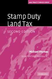 Stamp Duty Land Tax