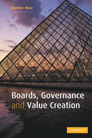 Boards, Governance and Value Creation