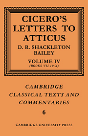 Cicero: Letters to Atticus