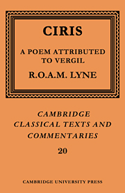 Ciris: A Poem Attributed to Vergil