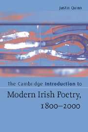 The Cambridge Introduction to Modern Irish Poetry, 1800–2000