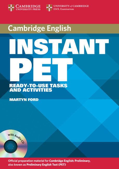 A collection of photocopiable activities and practice material for PET candidates and PET-level learners.