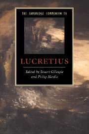 The Cambridge Companion to Lucretius