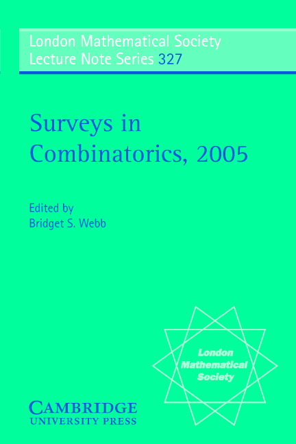 Surveys in Combinatorics 2005