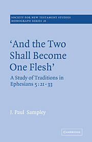 'And The Two Shall Become One Flesh'