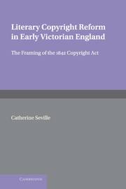 Literary Copyright Reform in Early Victorian England