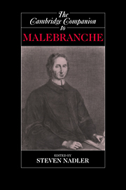 The Cambridge Companion to Malebranche