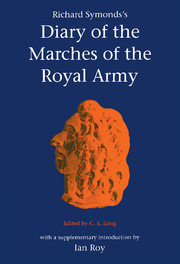 Richard Symonds's Diary of the Marches of the Royal Army