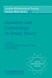 Geometry and Cohomology in Group Theory