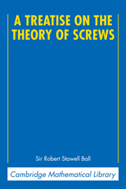 A Treatise on the Theory of Screws