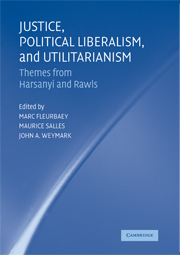 Justice, Political Liberalism, and Utilitarianism
