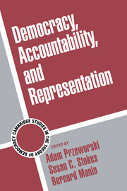 Democracy, Accountability, and Representation