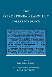 The Gladstone-Granville Correspondence