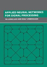 Applied Neural Networks for Signal Processing