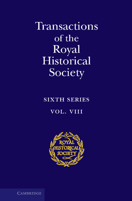 Transactions of the Royal Historical Society