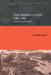 Grain Markets in Europe, 1500–1900