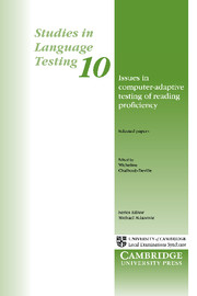 Issues in Computer-Adaptive Testing of Reading Proficiency